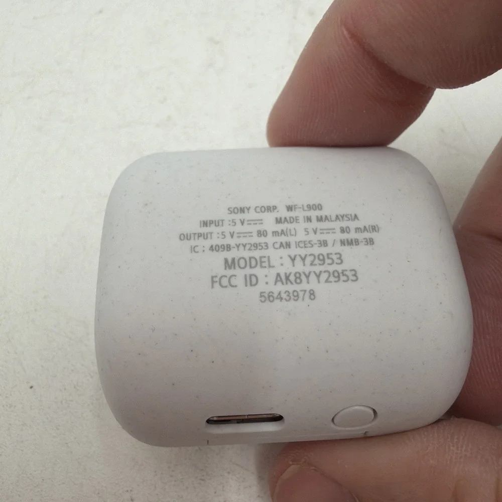 Sony LinkBuds WF-L900 Truly Wireless Earbuds WFL900 CHARGING CASE White YY2953